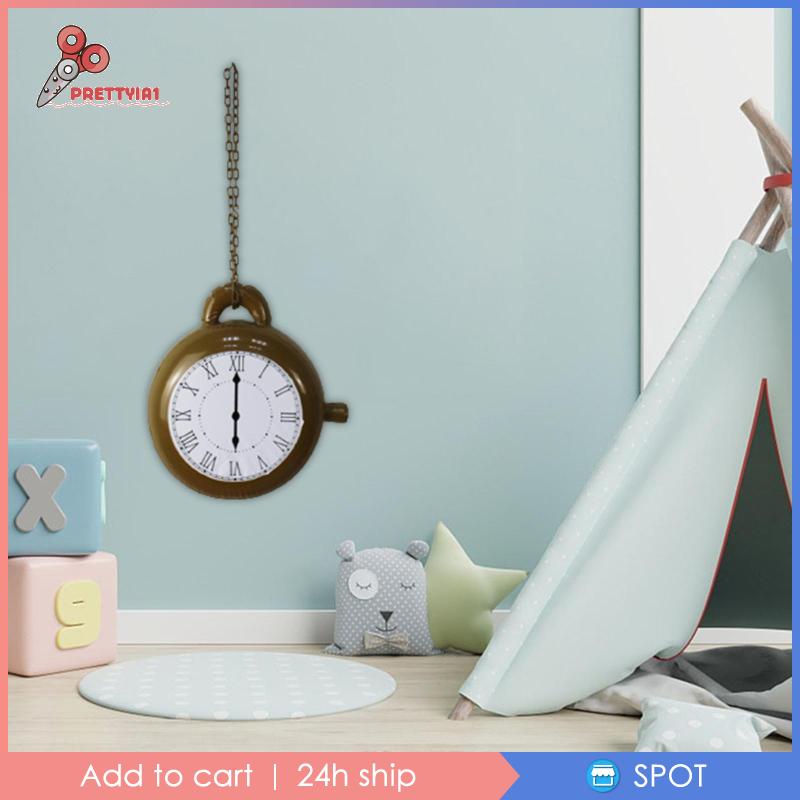 Đồng Hồ Bơm Hơi Prettyia1] Đồ Chơi Đồng Hồ Treo Tường Trang Trí Trong Nhà Và Ngoài Trời