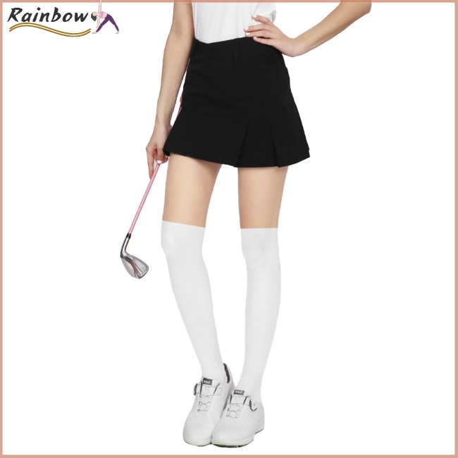 [COD] Vớ Thể Thao Bằng Lụa Lạnh Thoáng Khí Chống Nắng Màu Sắc Tương Phản Chơi Golf Pgm Cho Nữ