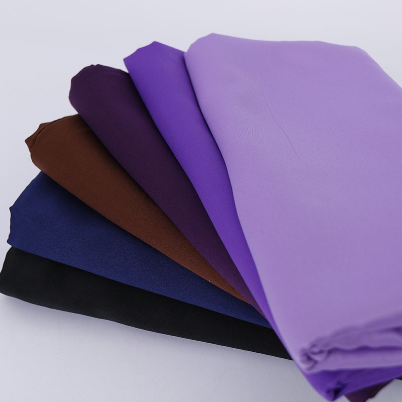 Khăn Trùm Đầu Bằng Lụa Satin Mềm Màu Trơn 180 * 70cm Phong Cách Hồi Giáo Cho Nữ DIY