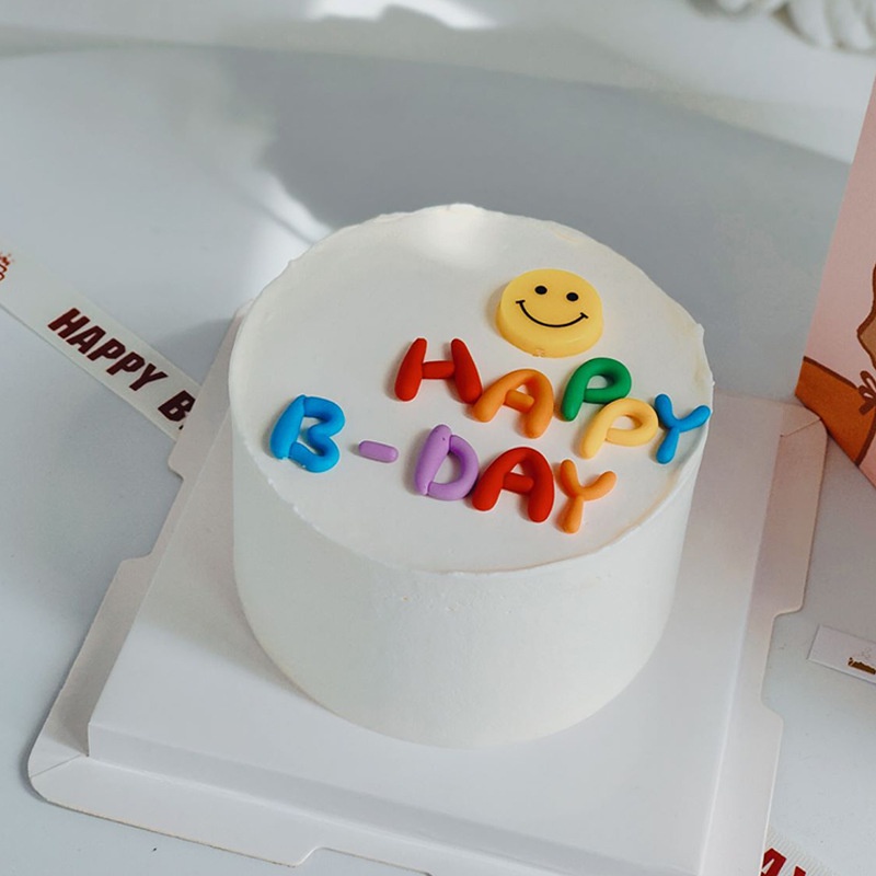 Que Cắm Trang Trí Bánh Kem Chữ Happy Birthday Nhiều Màu Sắc Phong Cách Mới Dành Cho Trẻ Em