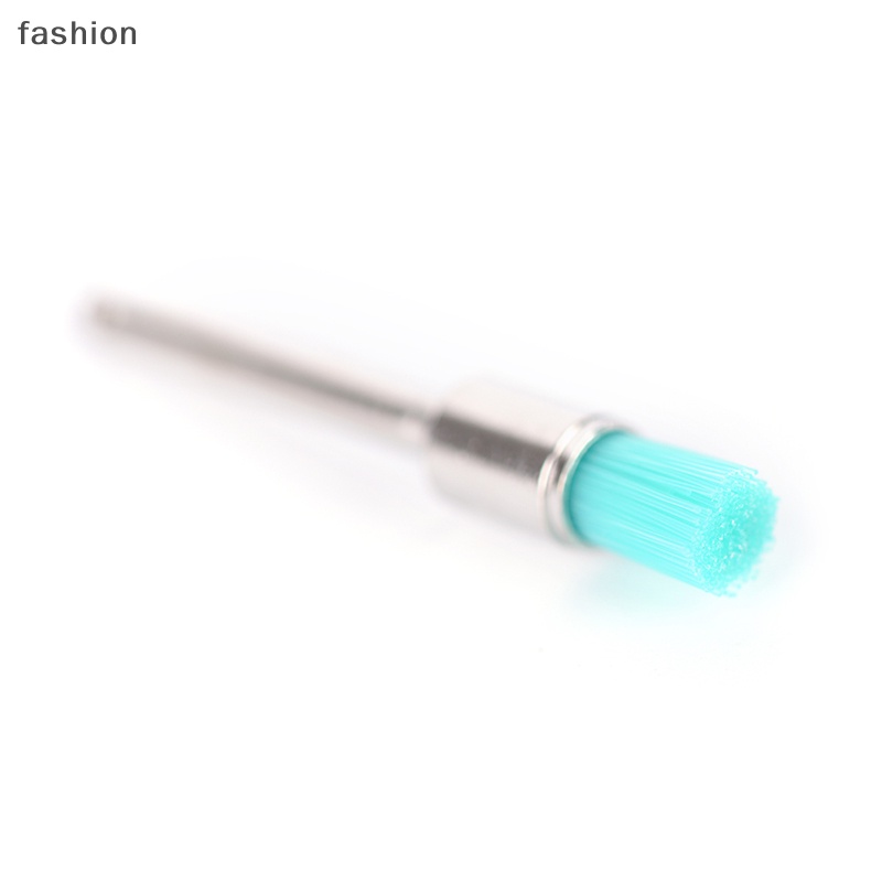 100pcs đánh bóng nylon chốt bàn chải phẳng đánh bóng prophy bàn chải VN