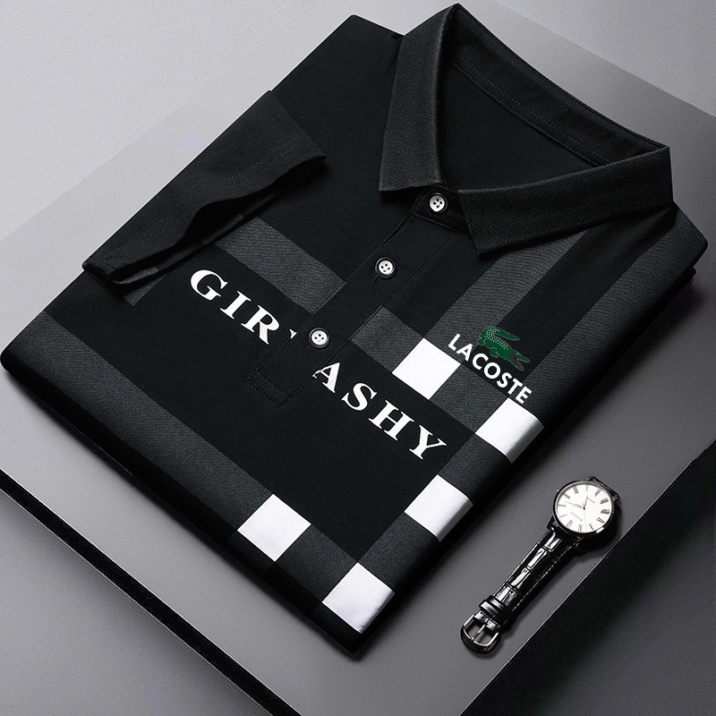 Hàng Có Sẵn! Hàng Có Sẵn! Áo polo Chất Liệu Polyester Thời Trang Cho Nam Nữ LAC0STE