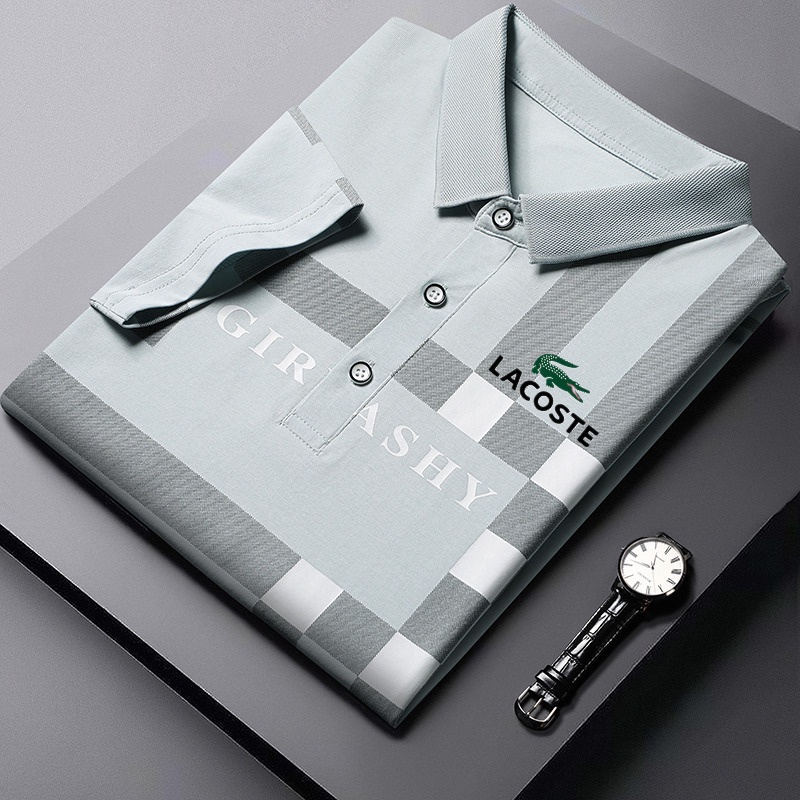 Hàng Có Sẵn! Hàng Có Sẵn! Áo polo Chất Liệu Polyester Thời Trang Cho Nam Nữ LAC0STE