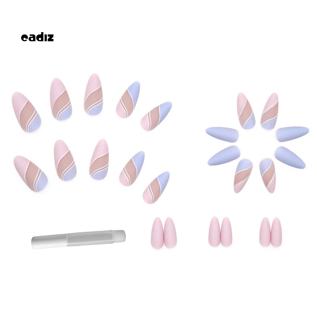 1 Bộ Móng Tay Giả Dạng Keo Không Mùi An Toàn