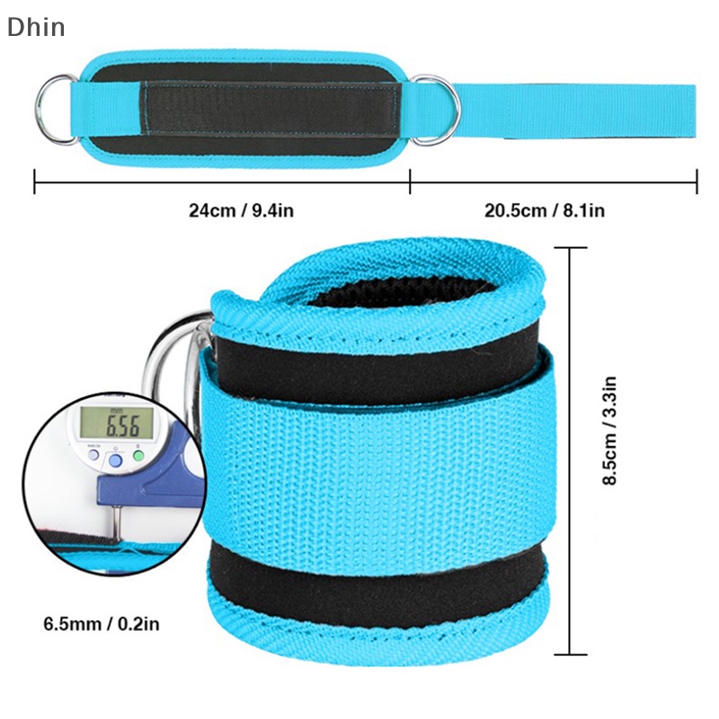 [Dhin] Dây Đai Quấn Cổ Chân Cho Máy Tập Gym Có Đệm Dành Cho Kickbacks Glute COD