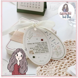 Set 30 labels dày để trang trí