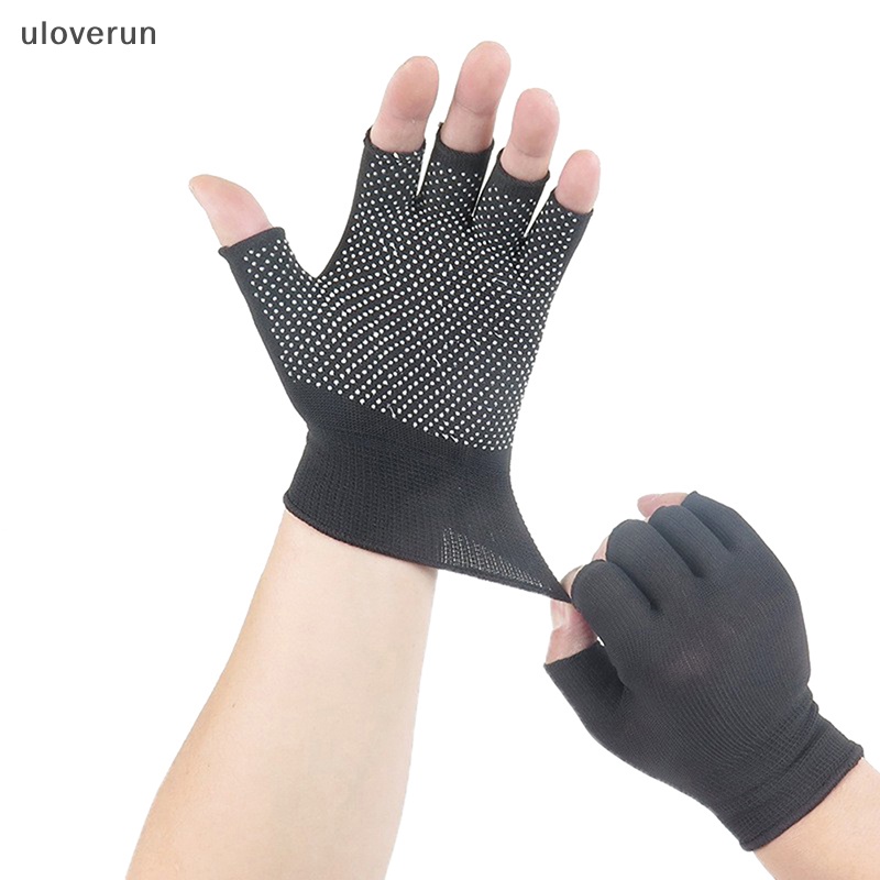 Găng Tay Nửa Ngón Chống Trượt Chống Mồ Hôi Tiện Dụng Khi Đạp Xe
