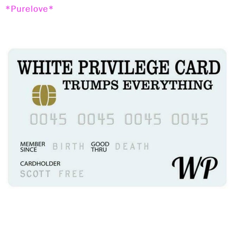 1 Bộ Sưu Tập Thẻ Tín Dụng Màu Trắng In Chữ Trumps Độc Đáo Mới