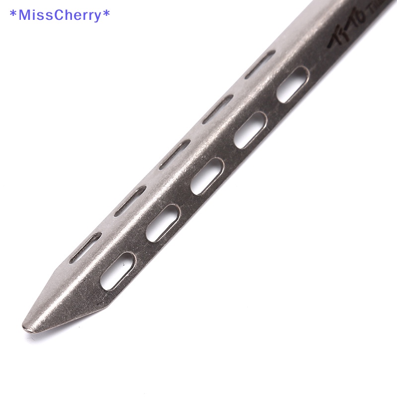 Cọc Cắm Lều Bằng Titan Hình Chữ V Tiện Dụng Cho Cắm Trại Ngoài Trời Mới