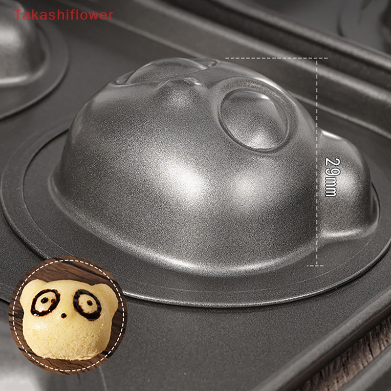 Khuôn Nướng Bánh Bằng Thép Carbon Chống Dính Hình Gấu Dễ Thương DIY