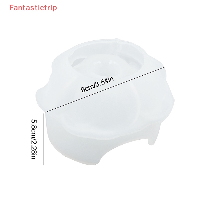 Khuôn Silicon Làm Nhẫn Thủ Công Hình Hoa Hồng Độc Đáo Mới