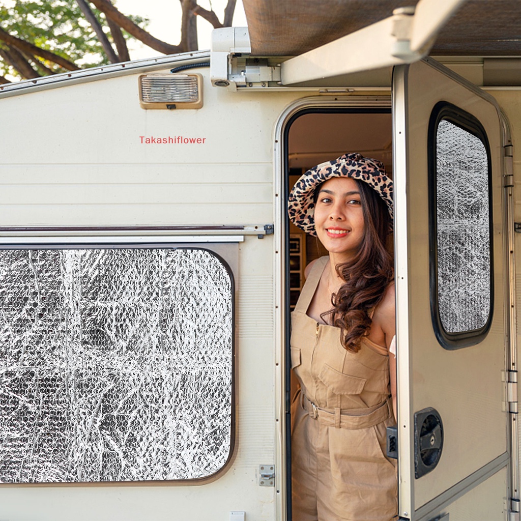 Set 2 Tấm Che Cửa Sổ Dày 6Mm Cho Xe Hơi RV 24.99 "x 16.02"