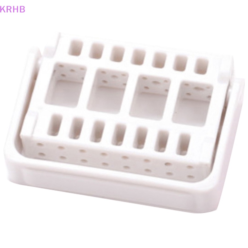 Hộp Đựng Đầu Mài Móng Tay 16 Lỗ Tiện Dụng Mới