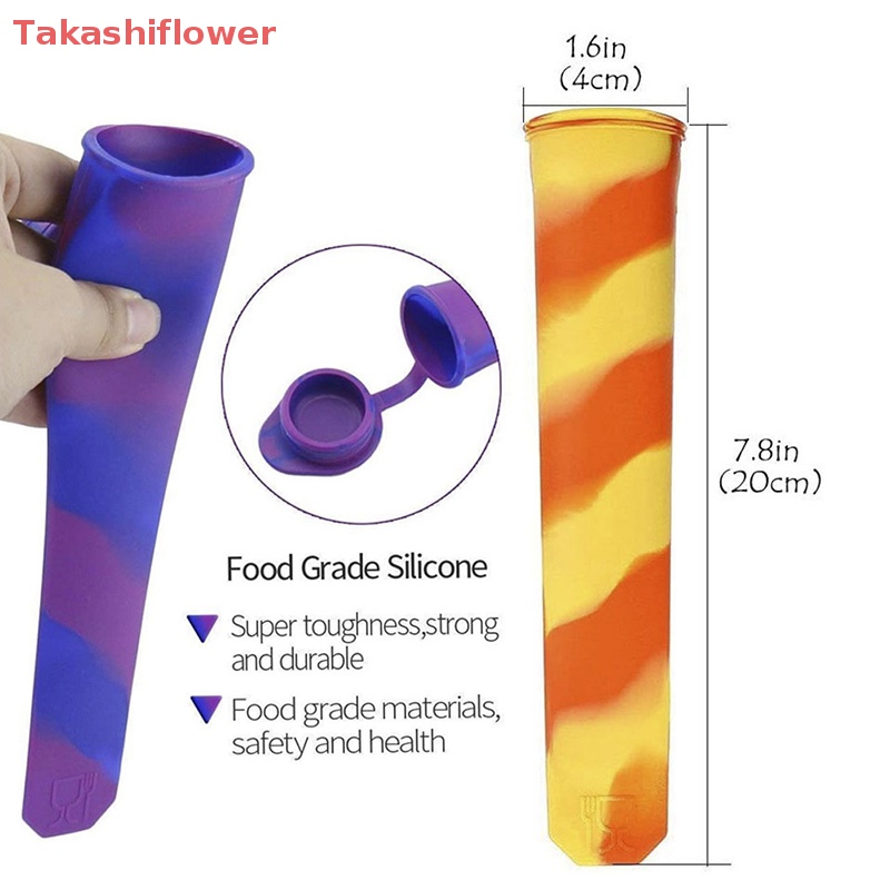 Khuôn Silicone Làm Kem Que DIY Tiện Dụng