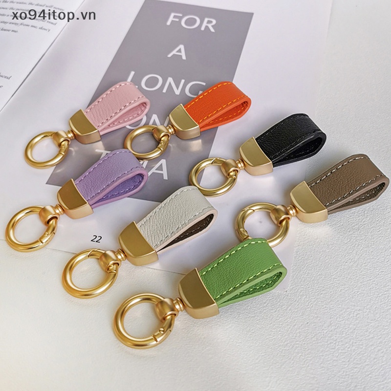 Xoitop Móc Khóa Da Cừu Thật Phong Cách Pháp Tinh Tế Cho Nữ VN