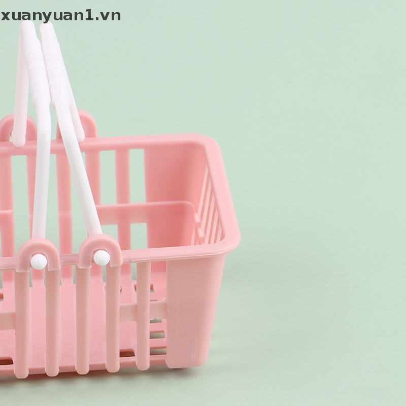 Set 2 Giỏ Mua Sắm Mini Đồ Chơi Cho Nhà Búp Bê