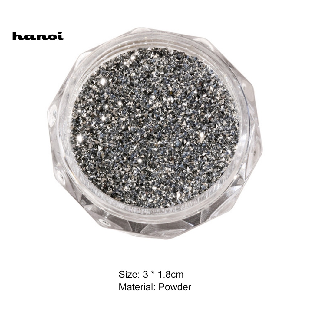 1 Hộp Bột Kim Tuyến Lấp Lánh Trang Trí Móng Tay / Móng Chân Lâu Trôi Tiện Dụng