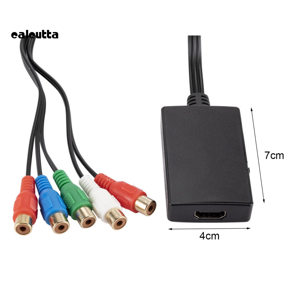 Bộ Chuyển Đổi HDMI Sang YPBPR Màu Đen Di Động Nhanh Chóng Không Phân Hủy Được