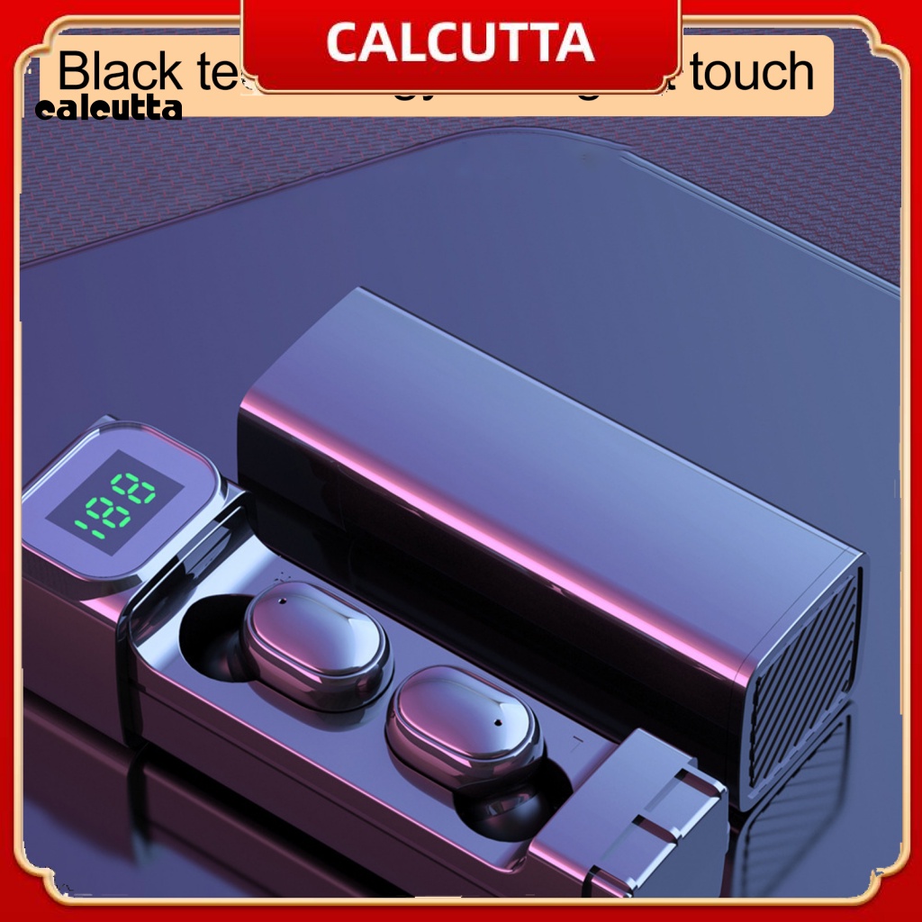 Tai Nghe Nhét Tai Bluetooth 5.1 Không Dây BQC-01 IPX7 Màn Hình Kỹ Thuật Số Phong Cách Thể Thao