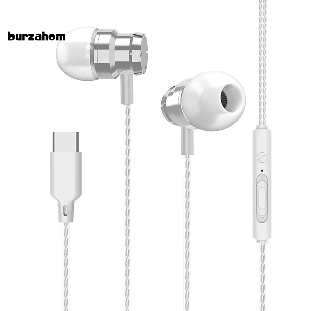 Tai Nghe Nhét Tai Có Dây Chống Ồn Đầu Cắm Type-C Cho Điện Thoại Di Động
