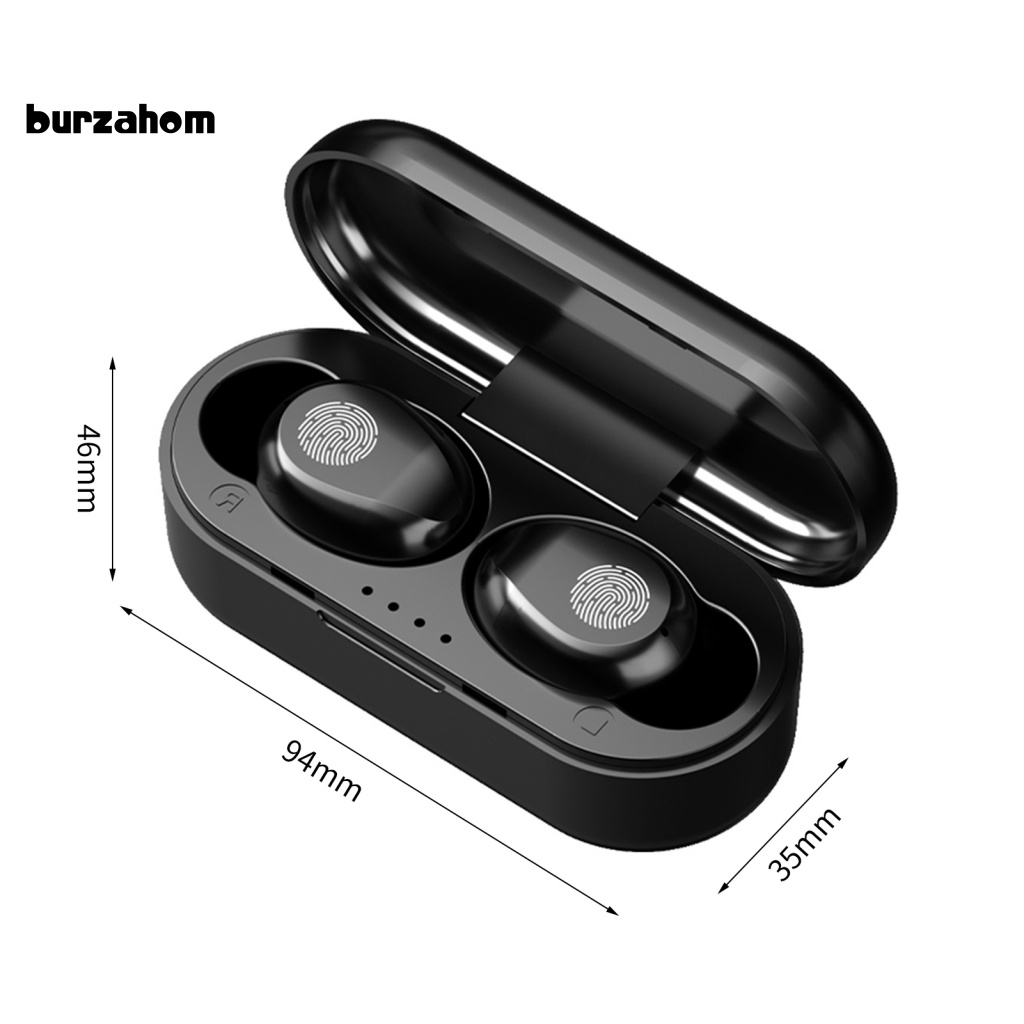 Tai Nghe Bluetooth 5.1 Không Dây Bur F9 Kiểm Soát Tiếng Ồn Cho Android