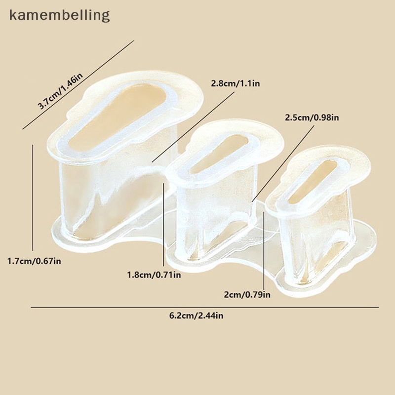 Kamembelling 1 Dụng Cụ Tách Ngón Chân Bằng Silicone