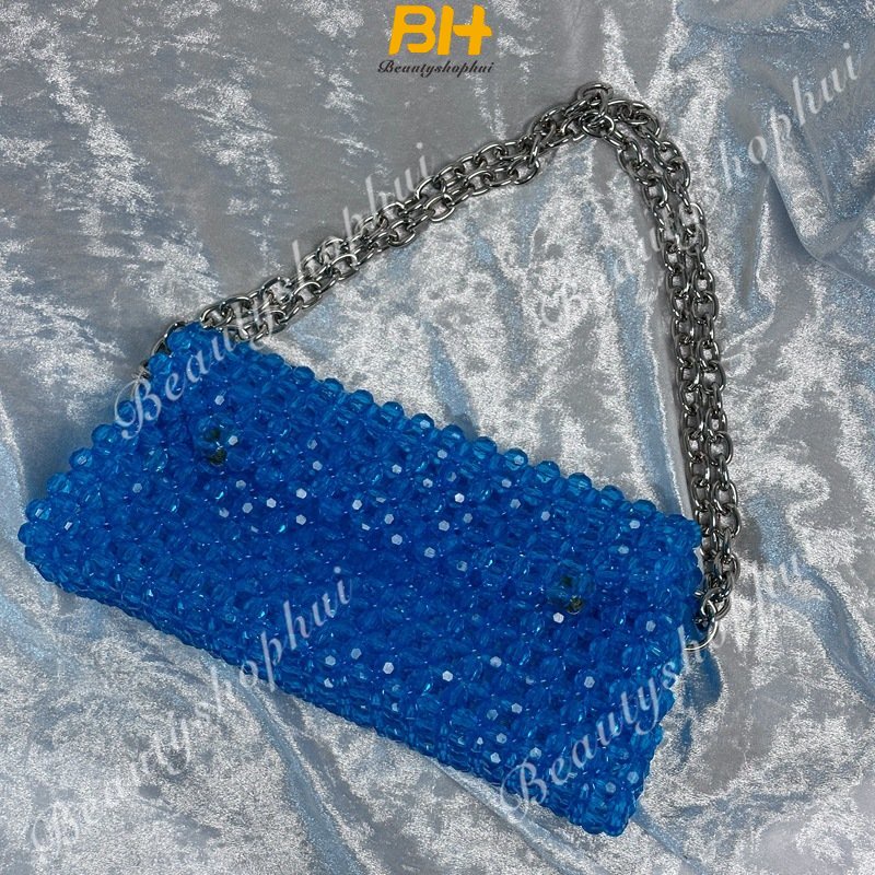 Túi Đeo Chéo Chuỗi Hạt Nam Châm Thời Trang Cho Nữ