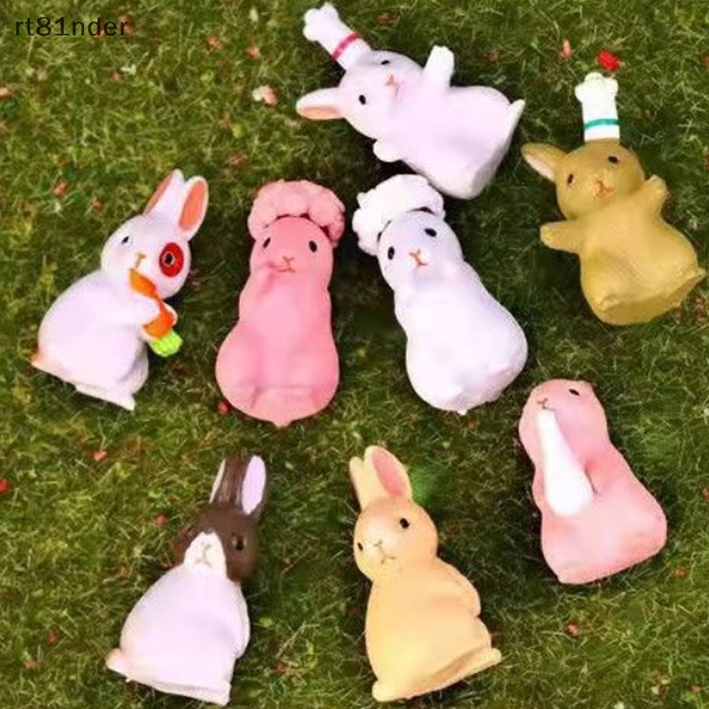 Đồ trang trí Chú Thỏ Mini Để Bàn Trang Trí Sáng Tạo Vui Nhộn
