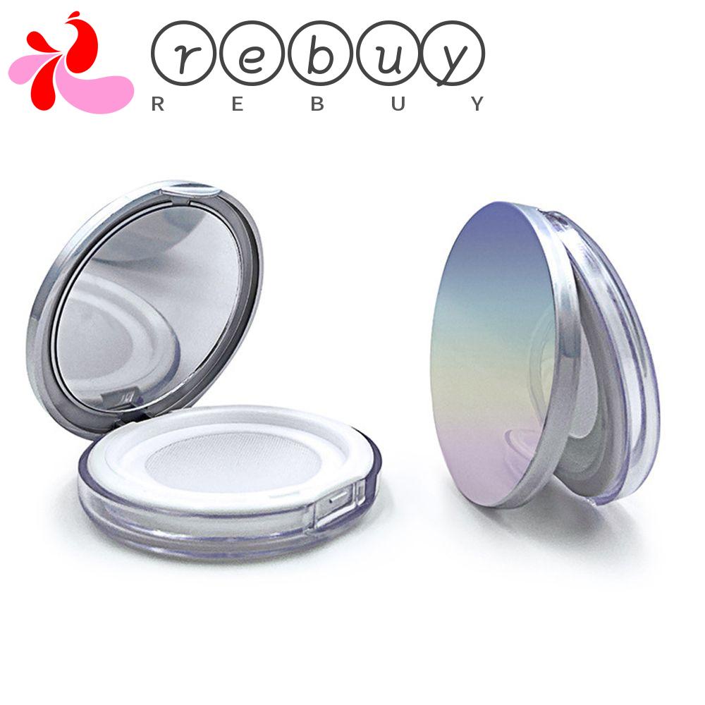 Mua Sắm Hũ Đựng Phấn Phủ Bột Cầm Tay Hình Tròn Có Gương Trang Điểm Kèm Mút Trang Điểm