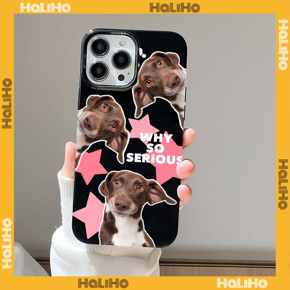 For iPhone 11 iPhone Case Black Glossy TPU Soft Case Shockproof Protection Camera Cool Cute Three Dogs Compatible with iPhone 14 13 Pro max 12 Pro Max 11 xr xs max 7Plus 8Plus