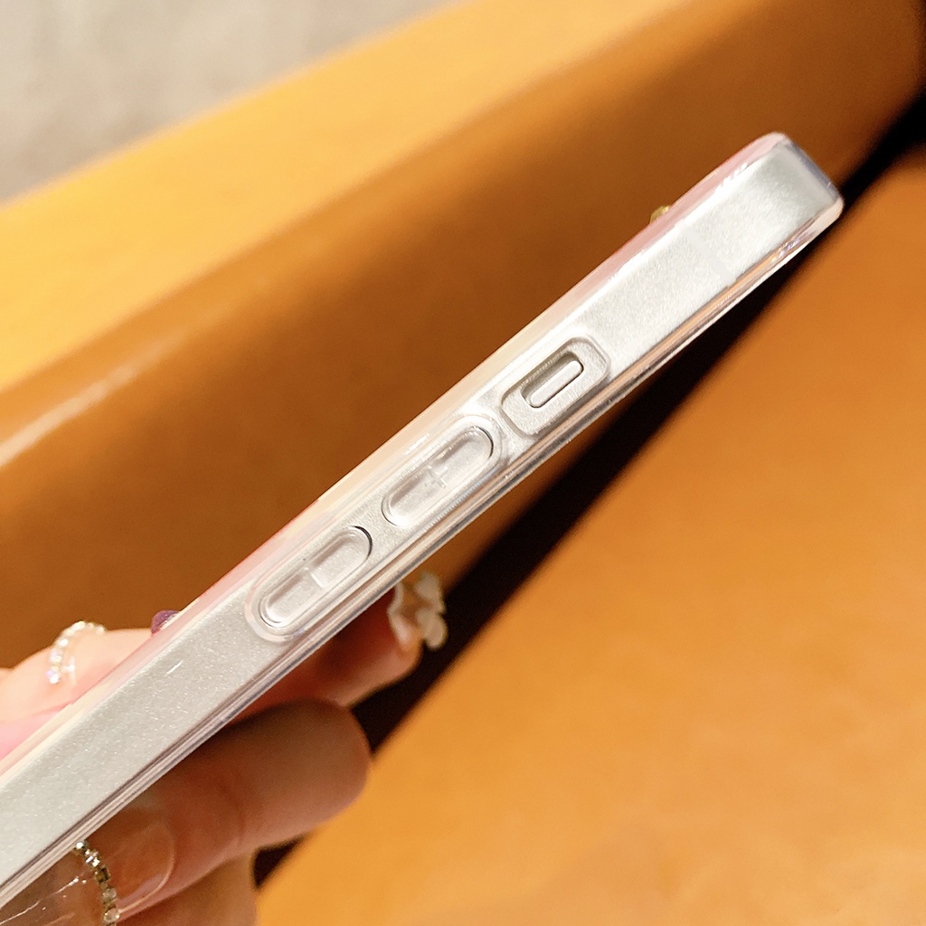 Ốp Điện Thoại TPU Chống Sốc Blue-ray In Họa Tiết Trái Tim Cho IPhone 14 13 12 11 Pro MAX 14 Plus X XR XS MAX 7 8 Plus