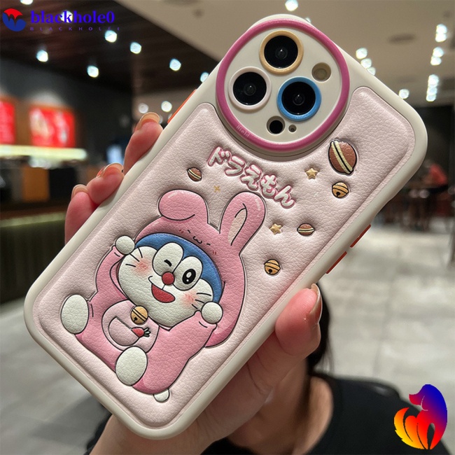 Ốp Điện Thoại Mềm Hình Doraemon Cho Iphone 14 13 12 11