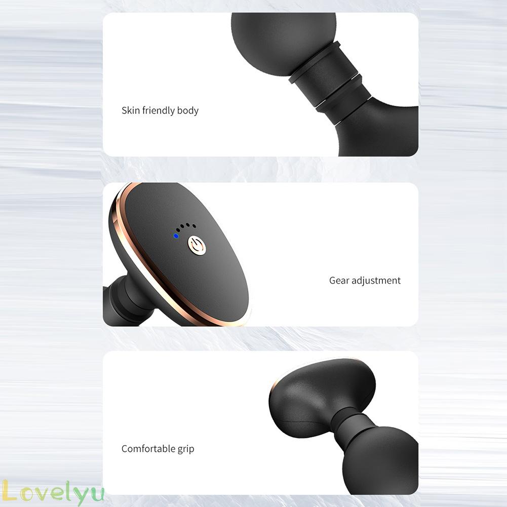 Máy Mát Xa Mini Cầm Tay Chạy Điện Kèm 5 Đầu Thay Thế Tùy Chỉnh Tiện Dụng