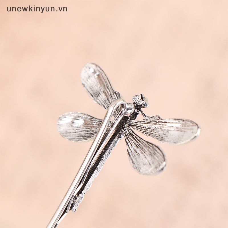 Kẹp Tóc Hình Chuồn Chuồn Phong Cách Retro Cho Nữ