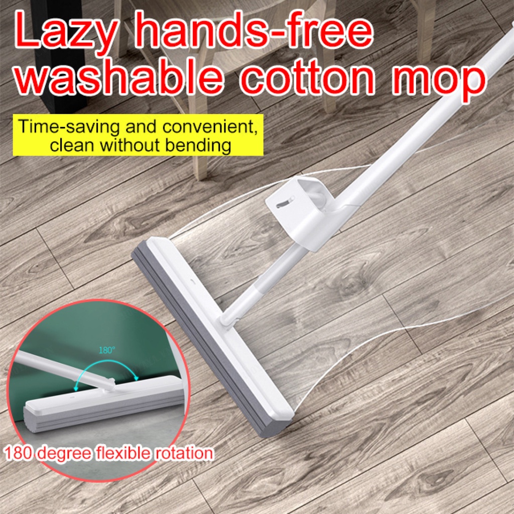 Cây Lau Nhà Khô / Ướt Kèm Đồ Ép Bọt Biển Tiện Dụng