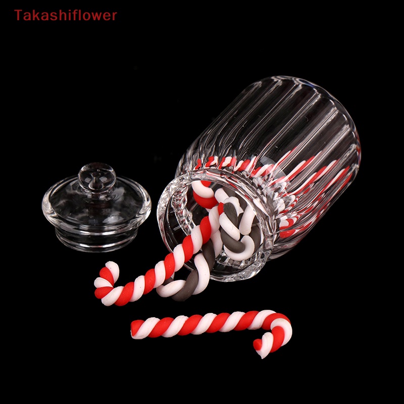 Hộp Kẹo Giáng Sinh + 8 Hũ Kẹo 1: 12 Trang Trí Nhà Búp Bê