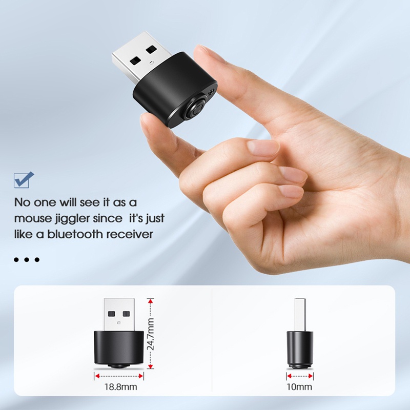 1 mảnh chuột Jiggler Di chuyển chuột có thể điều chỉnh với các nút ON-OFF Plug and Play để giữ cho máy tính xách tay thức tỉnh