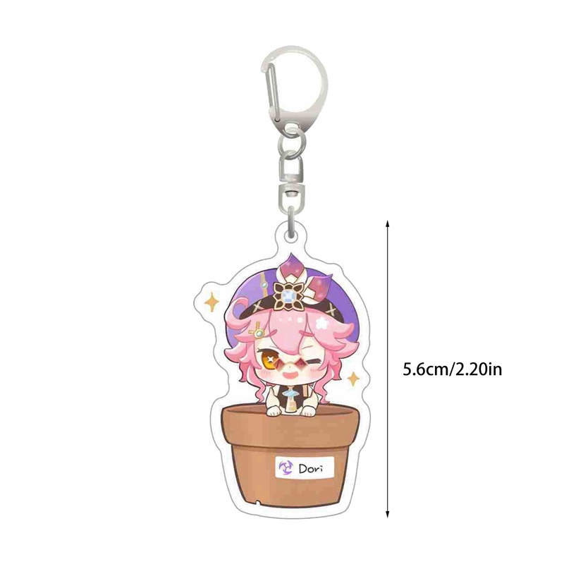 Ygt Móc Chìa Khóa Hình Nhân Vật Game Genshin Va Chạm Cho Nam