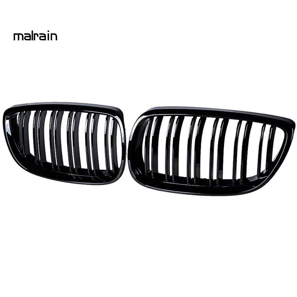 1 Cặp Lưới Tản Nhiệt Bằng ABS Màu Đen Thay Thế Cho Xe Hơi 51137157277 51137157278 Phụ Kiện Chuyên Dụng Cho Xe BMW 3 Series E92 E93 06-09
