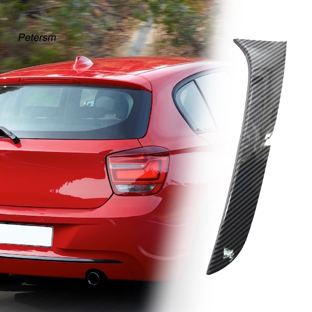 1 Cặp Miếng Dán Chống Bụi Bằng Nhựa ABS Màu Đen Gắn Phía Sau Cửa Sổ Xe Hơi BMW 1 Series F20 F21 2012-2019