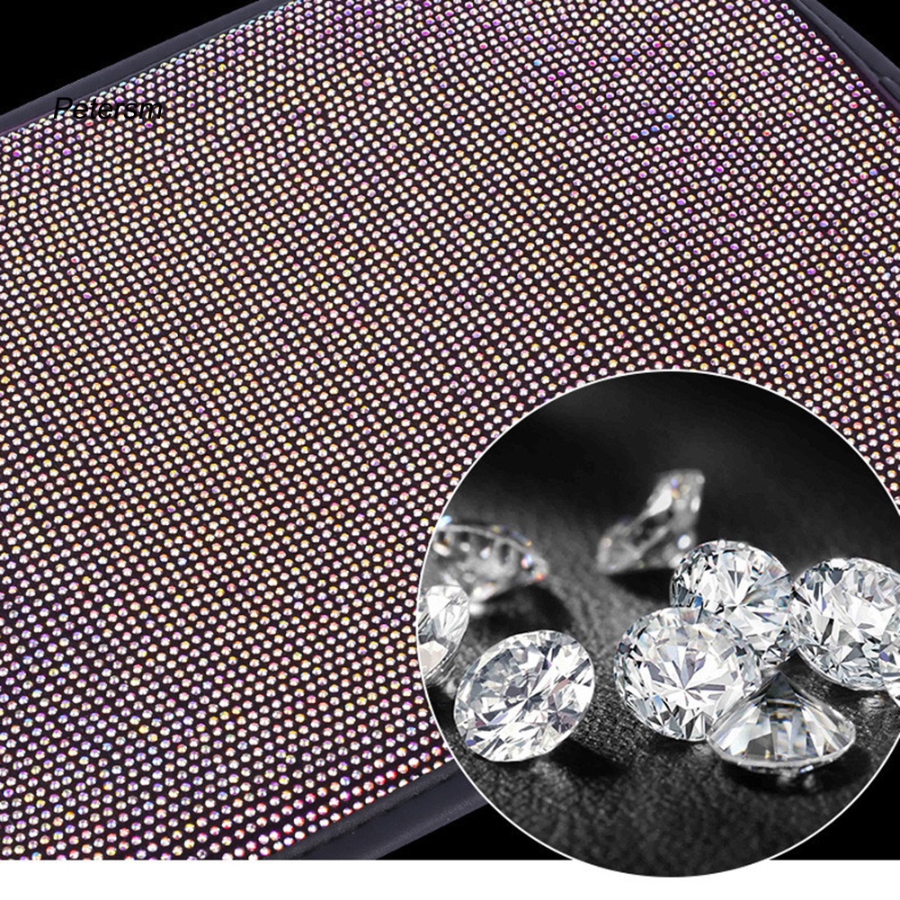 Vỏ Bọc Vô Lăng Xe Hơi Bằng Nhựa PP Đính Kim Cương Giả Sang Trọng