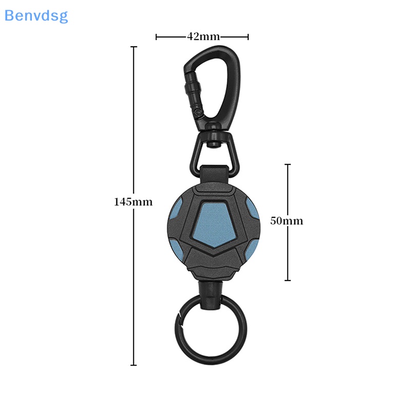 1 Móc Chìa Khóa Co Giãn Chống Thất Lạc Có Thể Thu Gọn Dễ Dàng Cho Leo Núi Ngoài Trời