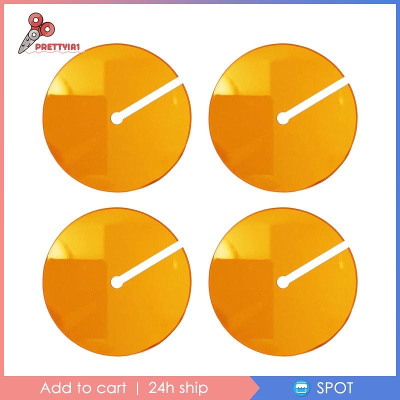 [Prettyia1] 4 Cốc Uống Cà Phê / Kính Để Bàn Cho Nhà Bếp