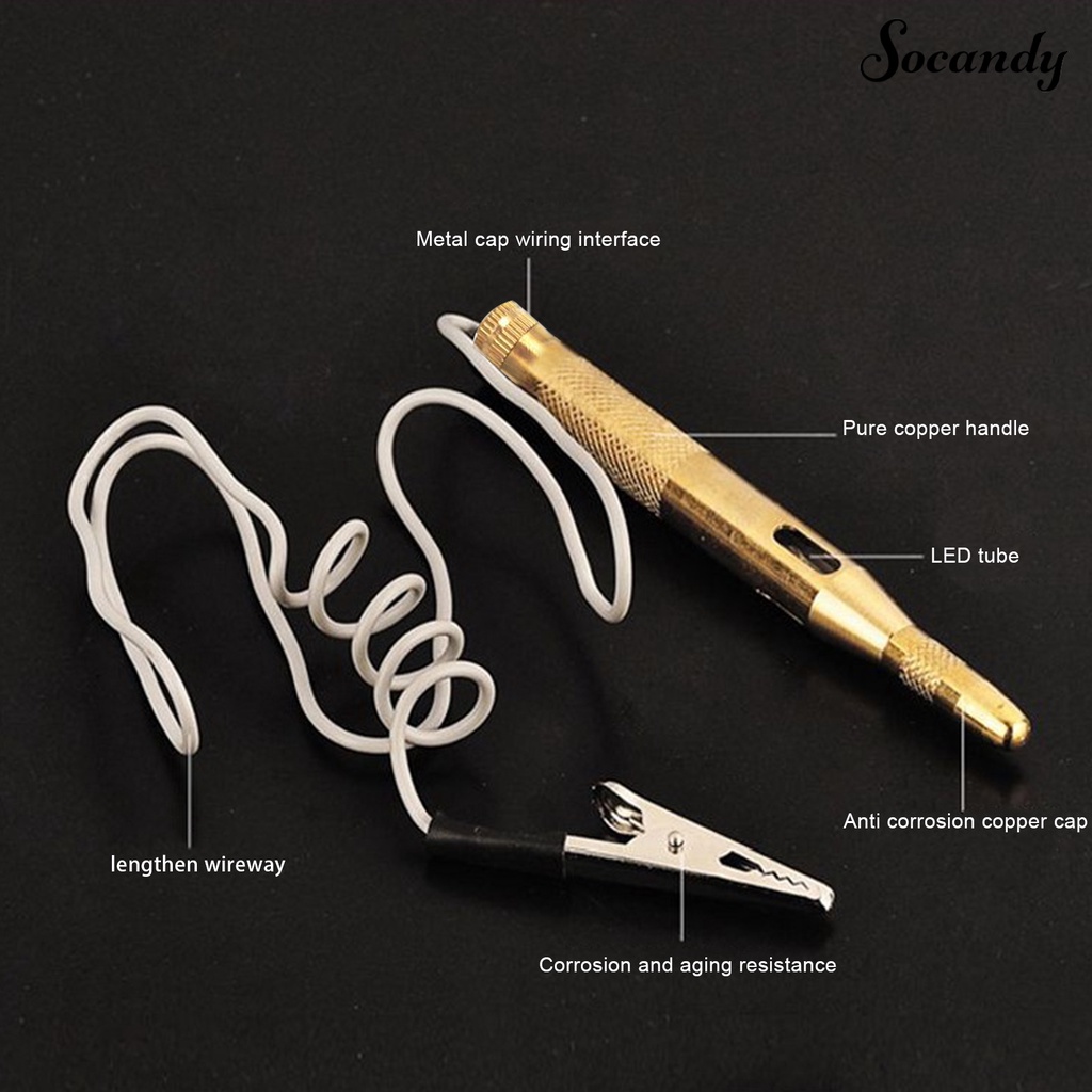 Bút Thử Điện Có Đèn LED Độ Nhạy Cao Chuyên Dụng Cho Xe Hơi