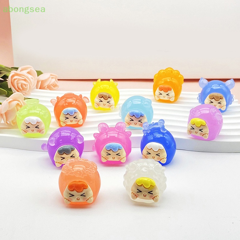 Abongsea Móc Khóa Thỏ Bông Phát Quang Đáng Yêu