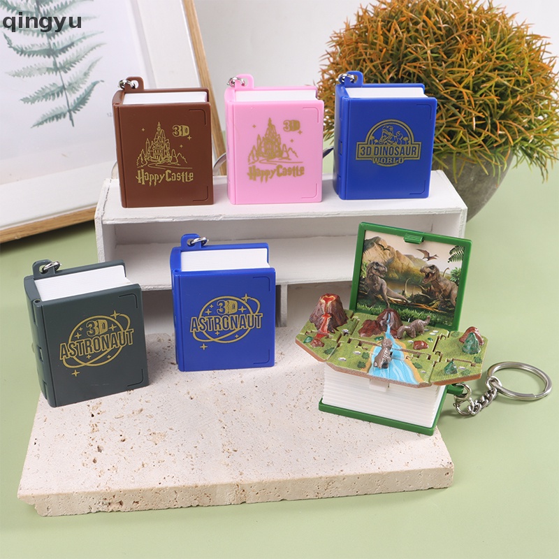 Qingyu Máy Chơi Game Cầm Tay Gấp Được Hình Lâu Đài Bí Ẩn Thế Giới Bí Ẩn 3D Có