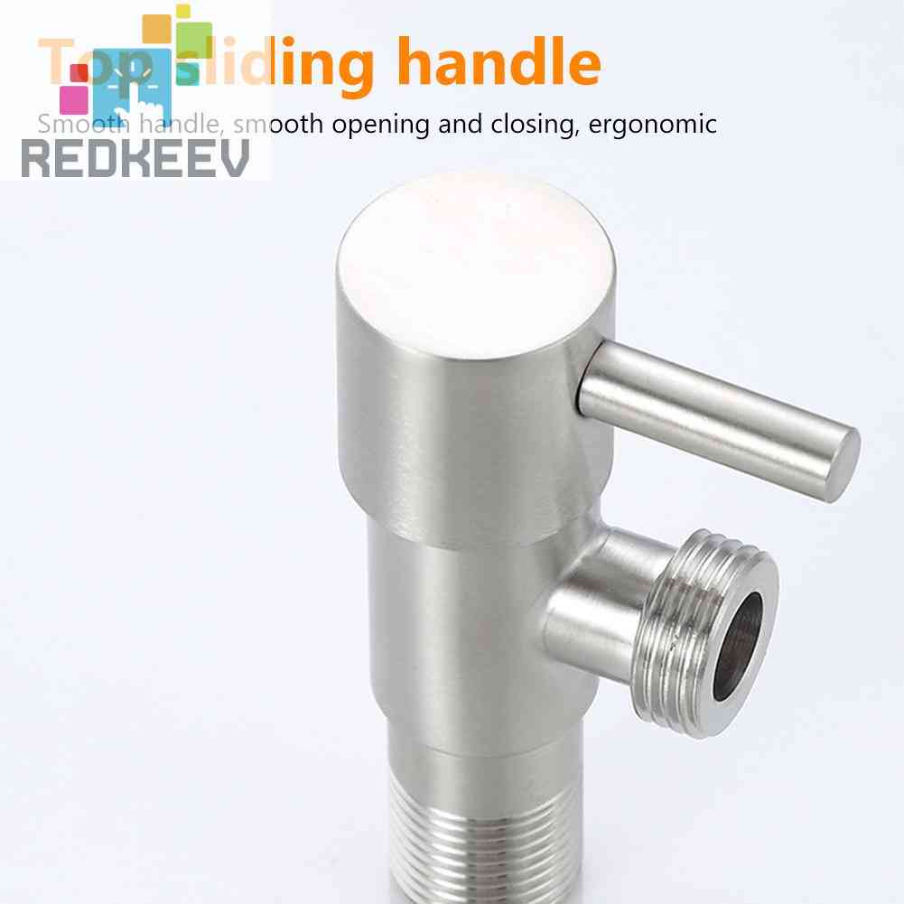 Van Nạp Góc Bằng Thép Không Gỉ 304 1 / 2 inch Cho Nhà Bếp