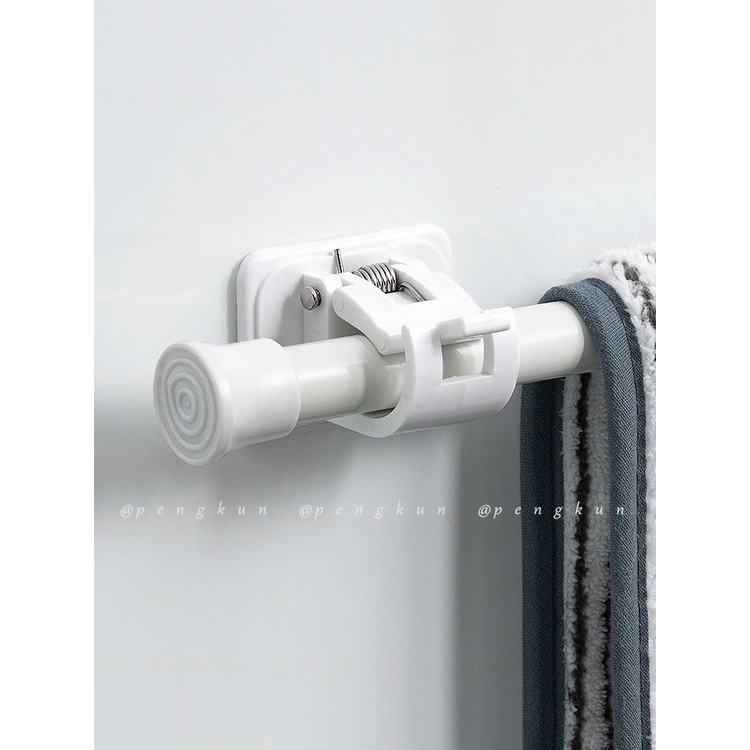 Set 2 Móc Treo Rèm Nhà Tắm 3M Kèm Kẹp Cố Định Tiện Dụng