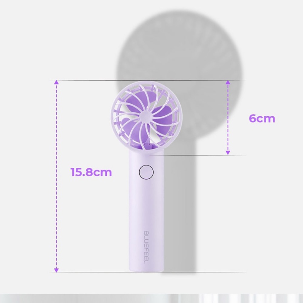 BLUEFEEL BF2102 Mini Head Fan Pro Handy Electric Personal Small Lightweight