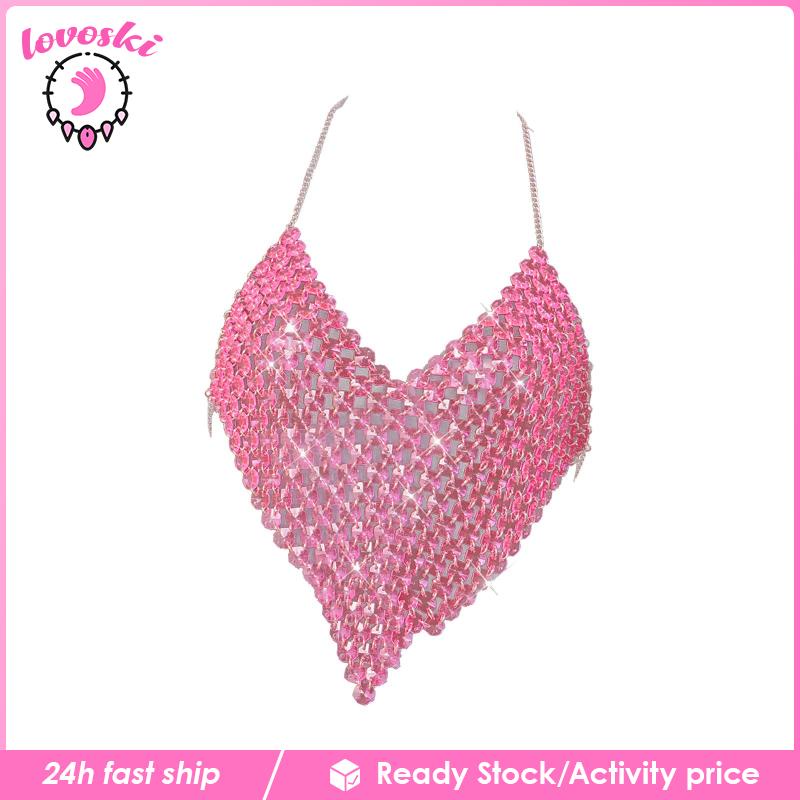 Áo Croptop Hở Lưng Dùng Múa Bụng Thời Trang Mùa Hè Quyến Rũ Cho Nữ